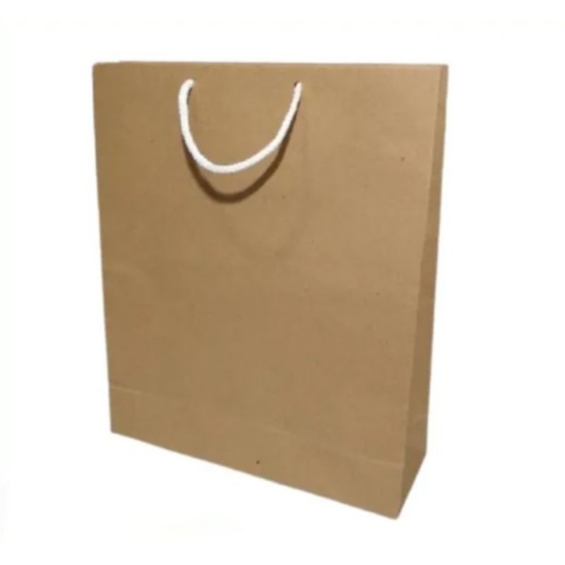 

Paperbag Coklat Polos 25x35x8 cm