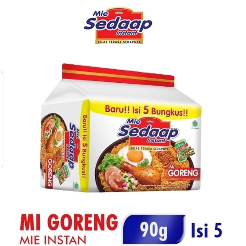 

SEDAAP MI GORENG INSTAN 90GR ISI 5