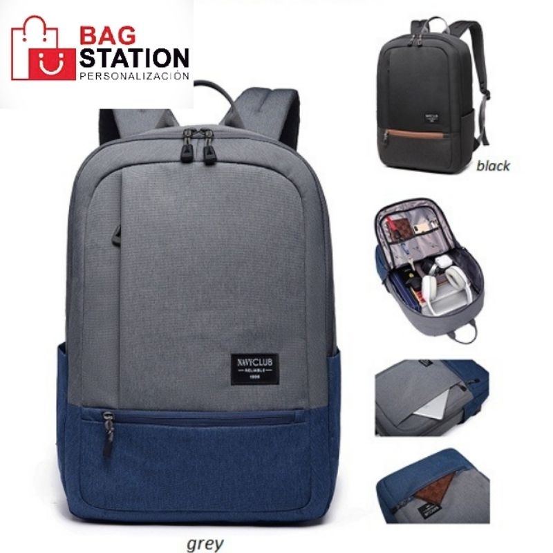 TAS RANSEL LAPTOP BACKPACK NAVY CLUB ORIGINAL TAS RANSEL SEKOLAH TAS KULIAH TAS KERJA