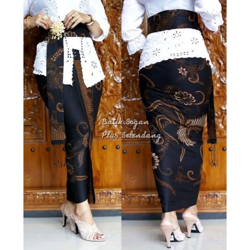 KAMBEN LEMBARAN BATIK HALUS SET SLENDANG