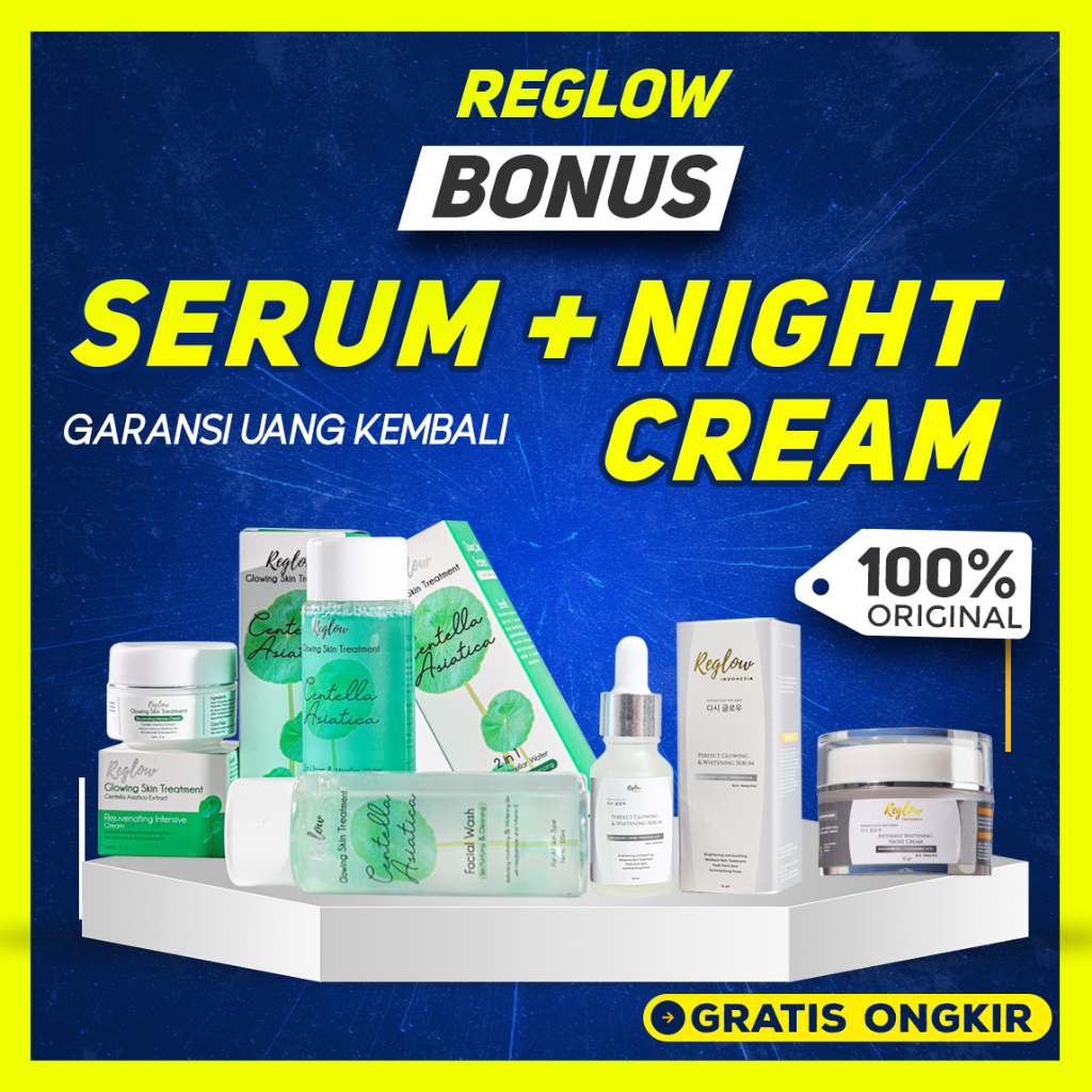 𝐑𝐄𝐆𝐋𝐎𝐖 𝐆𝐥𝐨𝐰 𝐒𝐤𝐢𝐧 𝐓𝐫𝐞𝐚𝐭𝐦𝐞𝐧𝐭 𝐒𝐤𝐢𝐧𝐜𝐚𝐫𝐞 [BISA COD] REGLOW Glow Skin Treatment Skincare Original Glowing 