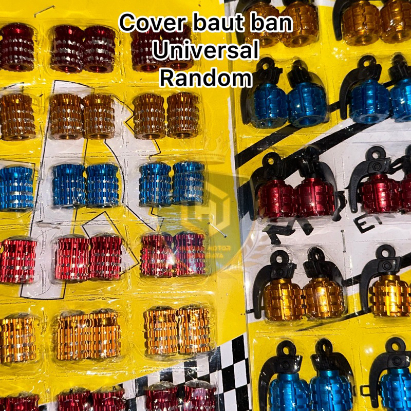 tutup pentil ban motor 2biji / tutup oentil 1set variasi / tutup pentil variasi / tutup pentil varia