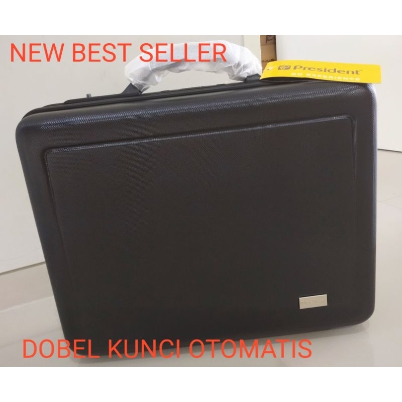 BRIEFCASE PRESIDENT FIBER 18IN& 20IN ORIGINAL KOPER DOKUMEN TAS KANTOR TERMURAH TERLARIS FREE DOS DO