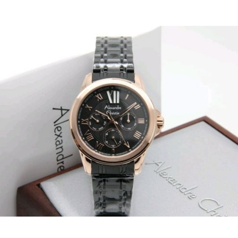 Jam Tangan Wanita Alexandre Christie AC2494 Original