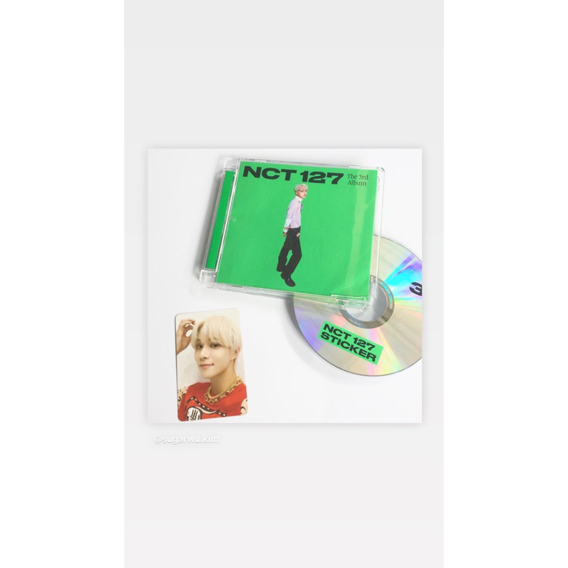 WTS JEWEL CASE NCT sticker jungwoo ver