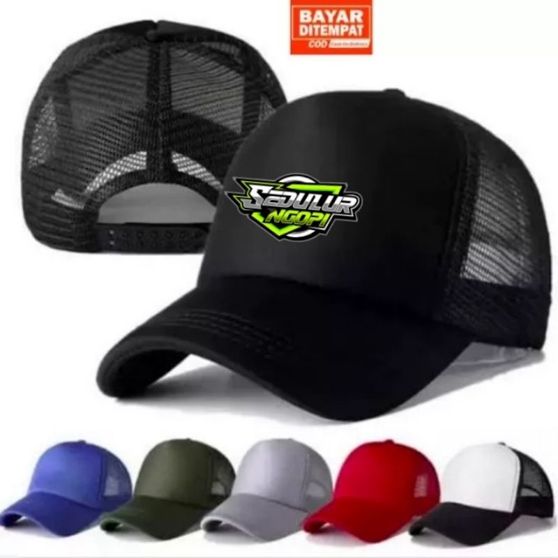TOPI SEDULUR NGOPI || TOPI TRUCKER JARING