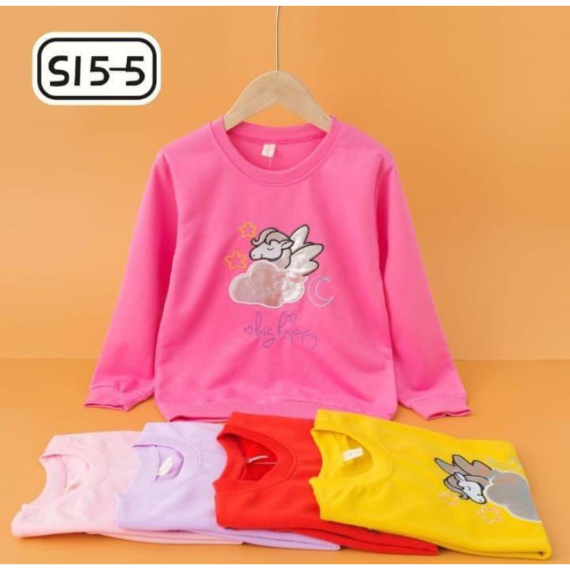 Baju Anak Perempuan / Kaos Anak Perempuan Import 5-9 Tahun