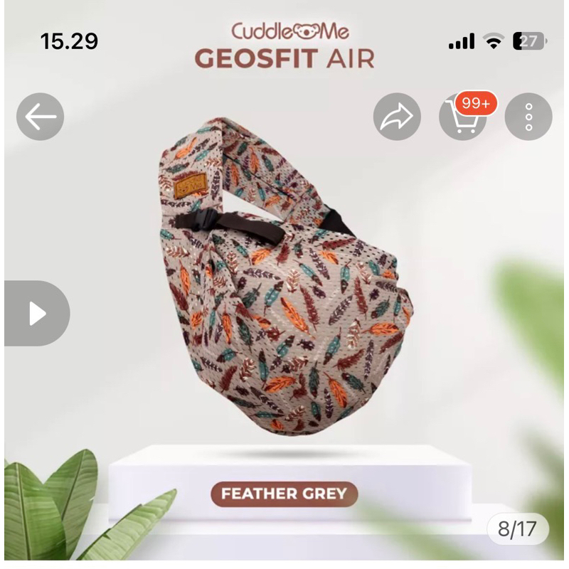 PRELOVED - Cuddle Me Geos Fit Air