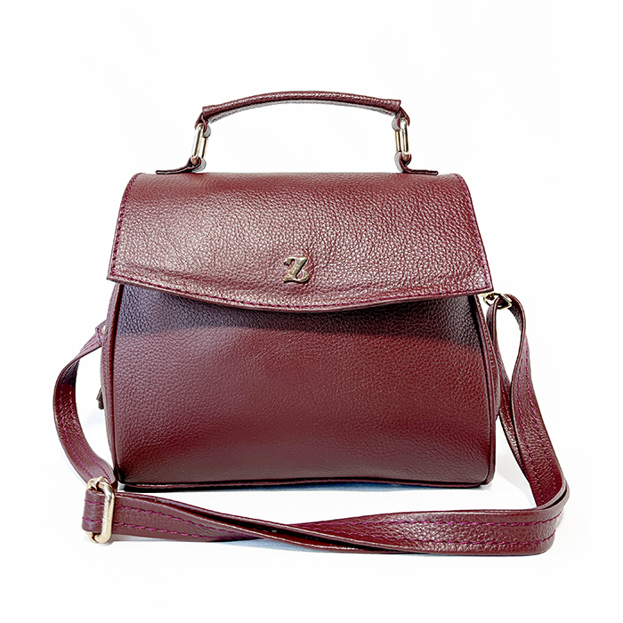 Tas Selempang Wanita Model Terbaru ZHR Bahan Kulit Sapi Asli Garut