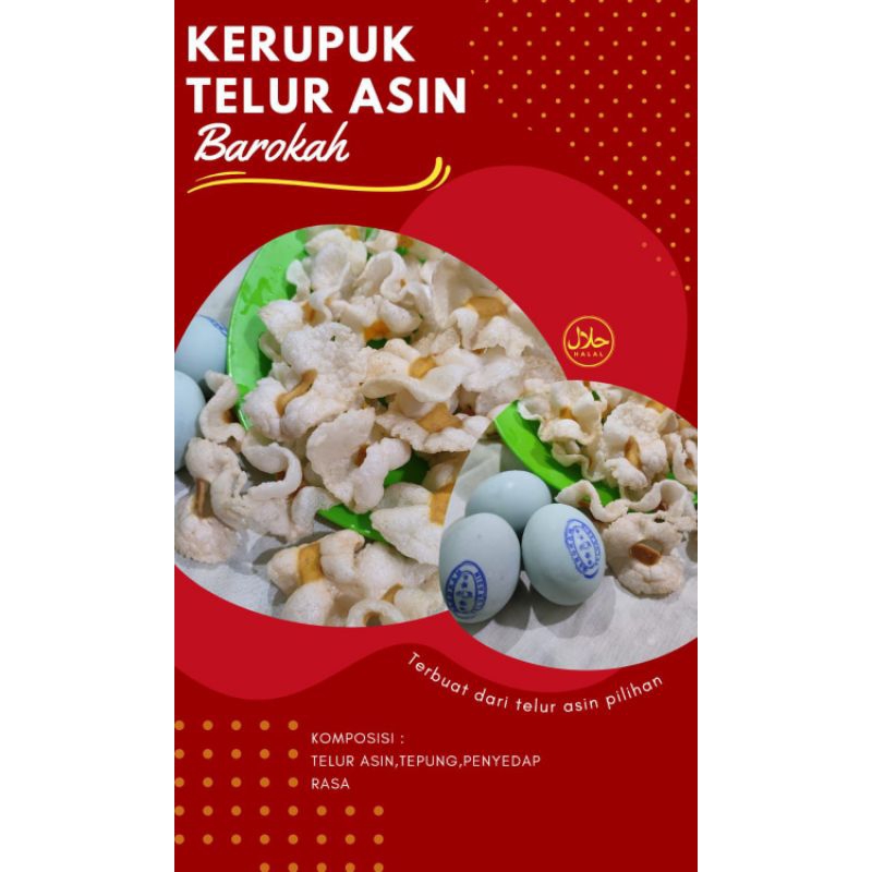 

Krupuk Telur Asin