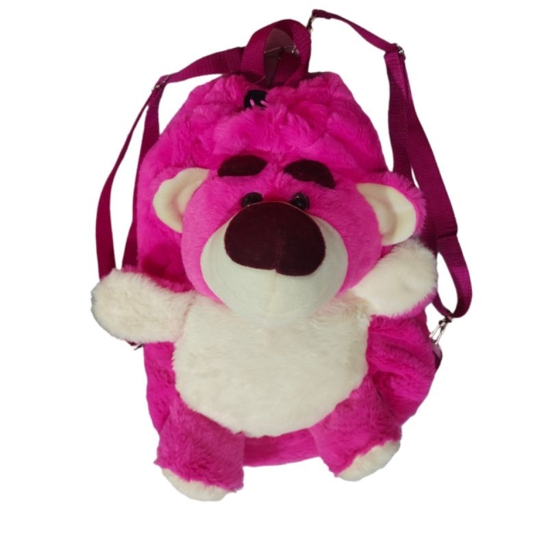 tas gendong lotso miniso,tas ransel serut gendong beruang