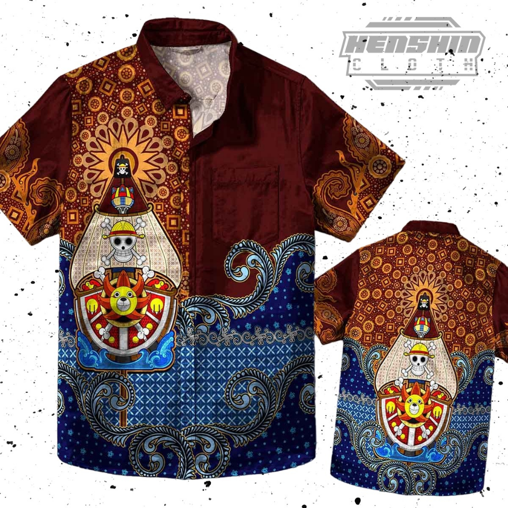 Kemeja Batik One Piece Sunny Go Keren Terbaru