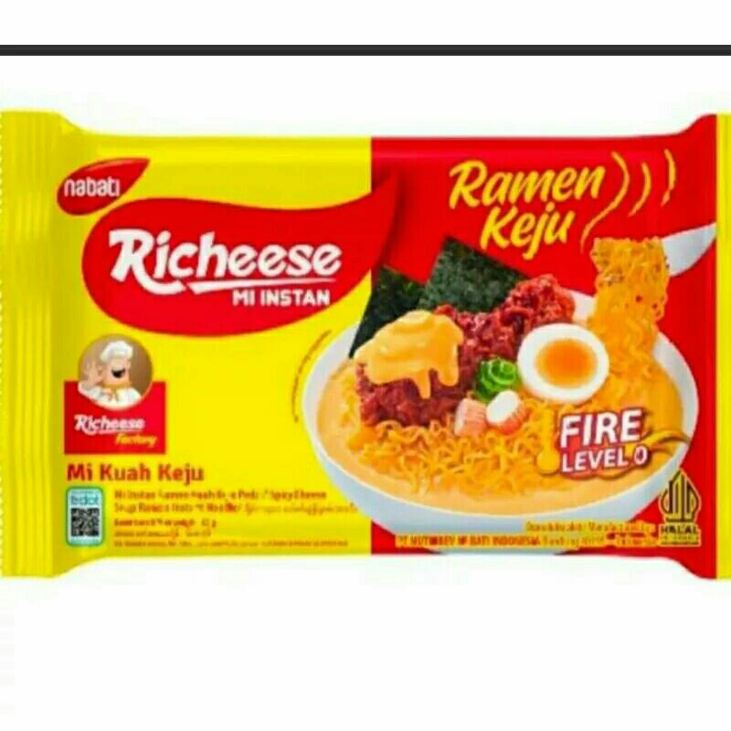 

Richeese Mie Instan-Keju Level 0 1pcs