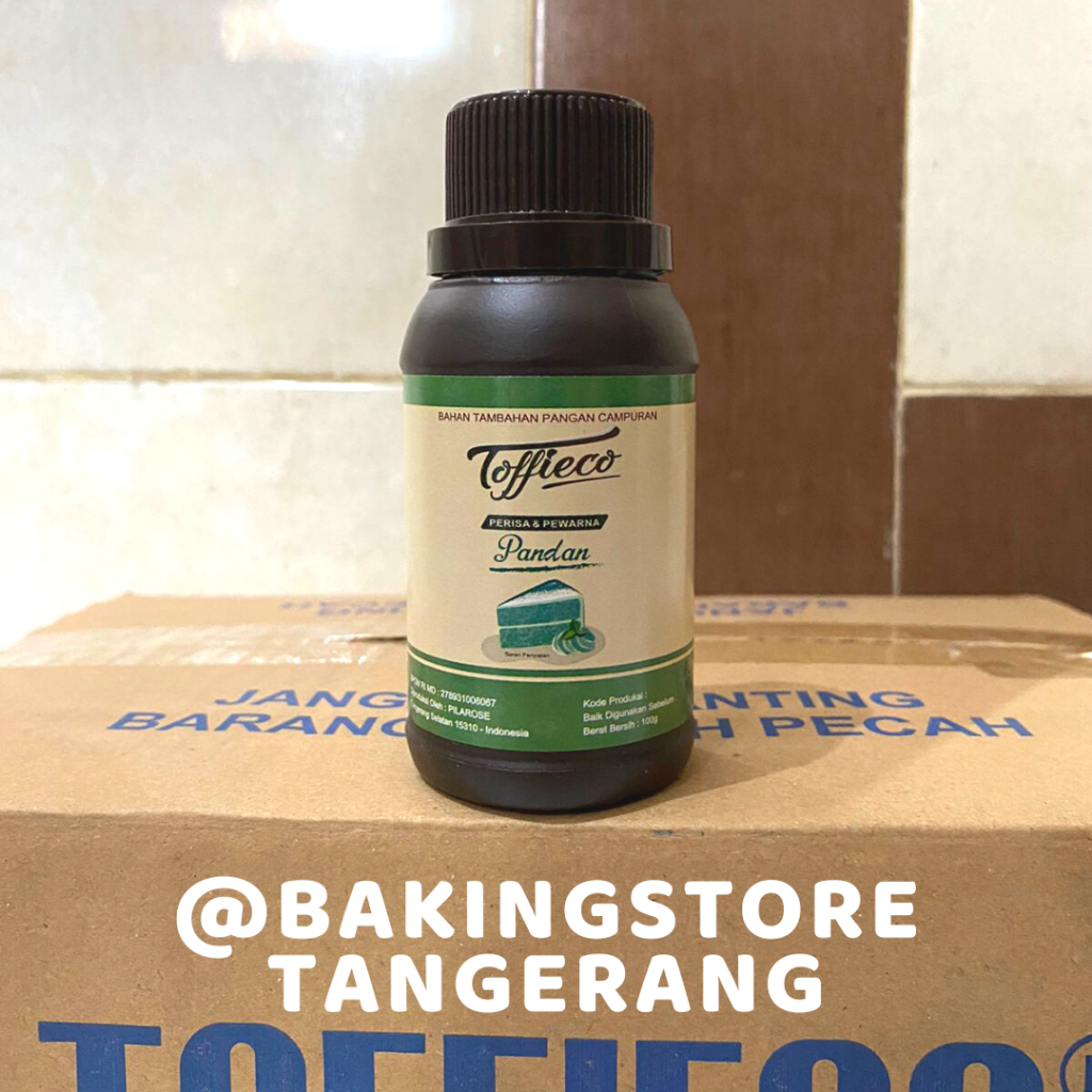 

Toffieco Pasta pandan 100 Gr | Perisa pandan