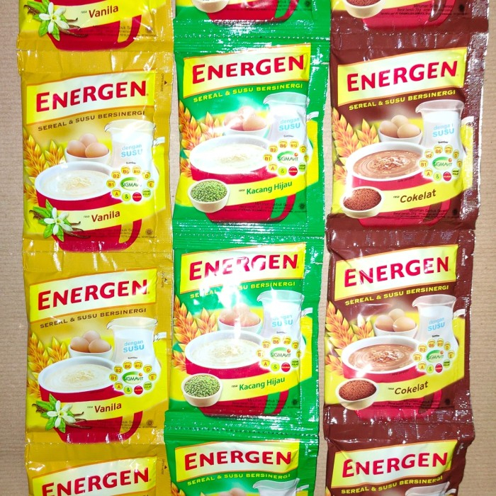 

ENERGEN SEREAL KEMASAN RENCENG (ISI 10)