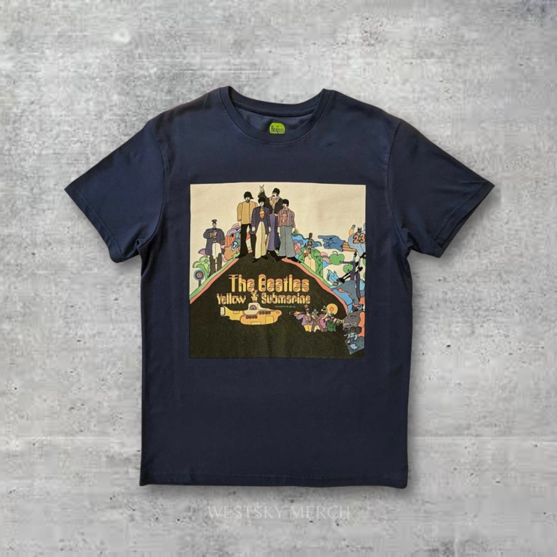 Kaos Band The Beatles Official License - Yellow Submarine Album Cover