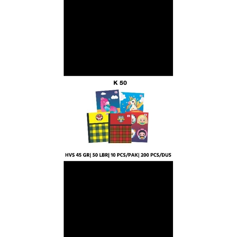 

Buku Tulis Tiara 50 Lembar ( KWARTO )