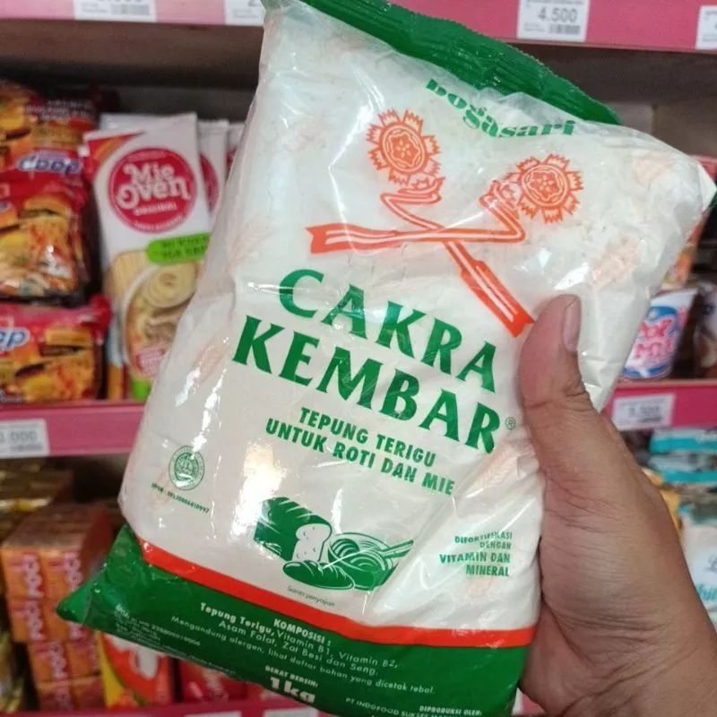 

Tepung Cakra Kembar Ekonomis Kemasan 1 kg
