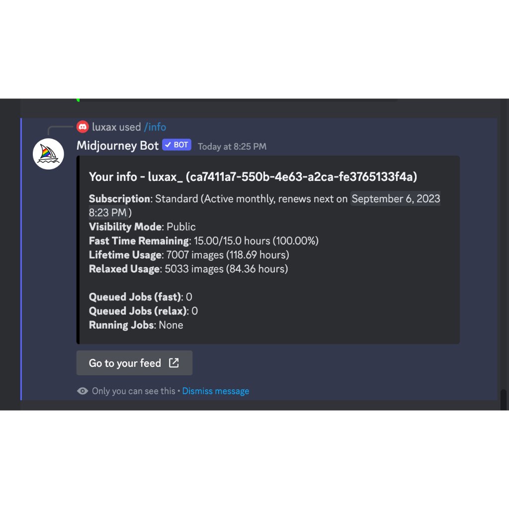MIDJOURNEY STANDARD PLAN MIDJOURNEY PREMIUM UNLIMITED 30 HARI