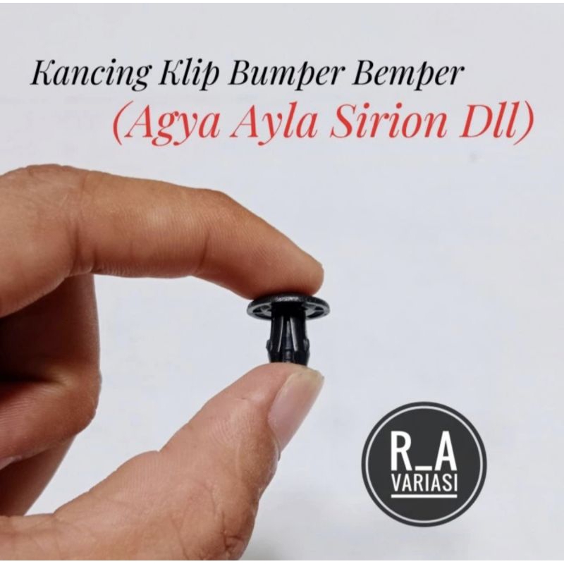 5 Pcs Kancing Klip Bumper Bemper Agya Ayla Sirion Clip Bemper Agya Ayla Sirion