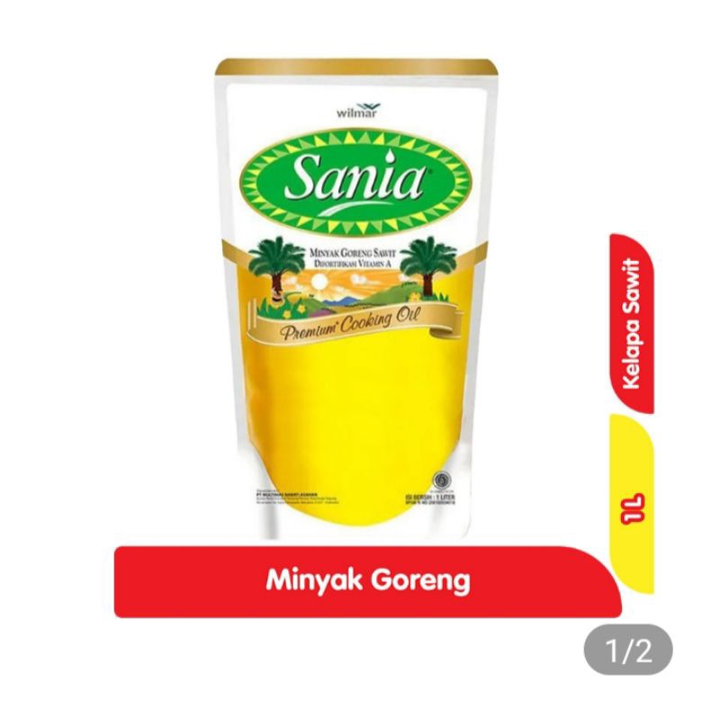 

minyak goreng Sania 1L