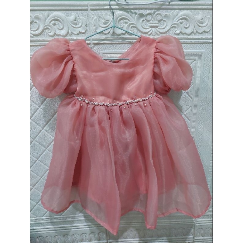 Dress organza anak