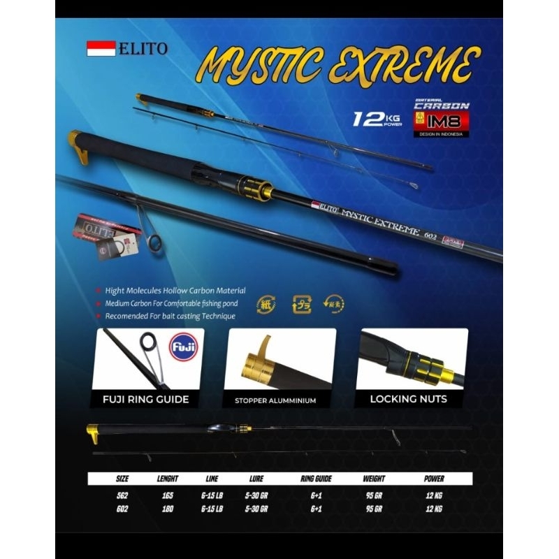 JORAN GALATAMA ELITO MYSTIC EPIC EXTREME 180 CM FUJI RING HOLLOW CARBON
