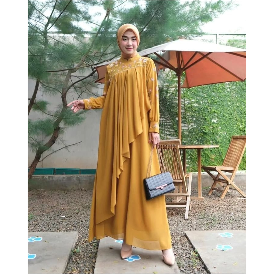 COD Agnia Dress Crincle Airflow Premium // Gamis Kondangan Wanita Terbaru 2023 // Dress Pesta Wanita Dewasa // Rinka Dress // Fashion Wanita Muslimah Kekinian // Gamis Wanita Jumbo Lengan Panjang // Outfit Wanita Remaja Termurah // Busana Muslim Wanita