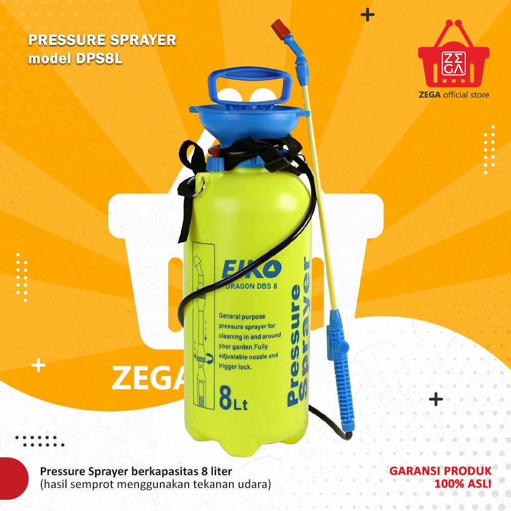 Pressure sprayer 8 liter / semprotan manual kapasitas 8 liter