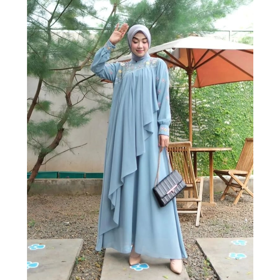 COD Agnia Dress Crincle Airflow Premium // Gamis Kondangan Wanita Terbaru 2023 // Dress Pesta Wanita Dewasa // Rinka Dress // Fashion Wanita Muslimah Kekinian // Gamis Wanita Jumbo Lengan Panjang // Outfit Wanita Remaja Termurah // Busana Muslim Wanita