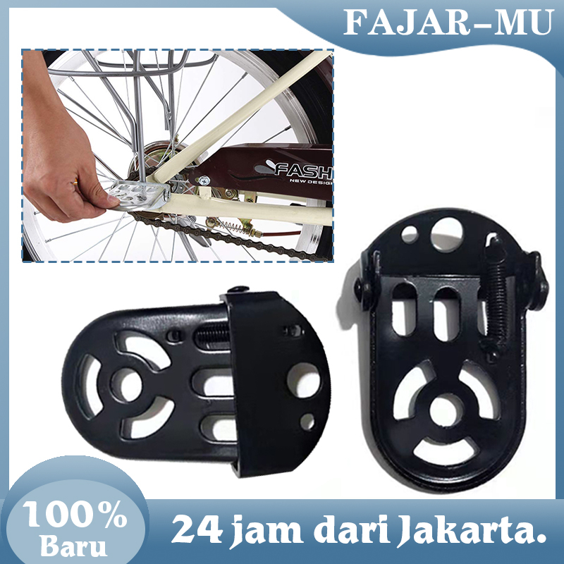 1 Pair Jalu Sepeda Fostep Pijakan Kaki Jalu Lipat Sepeda Jalu Kaki Sepeda Pedal Belakang Pijakan Kak