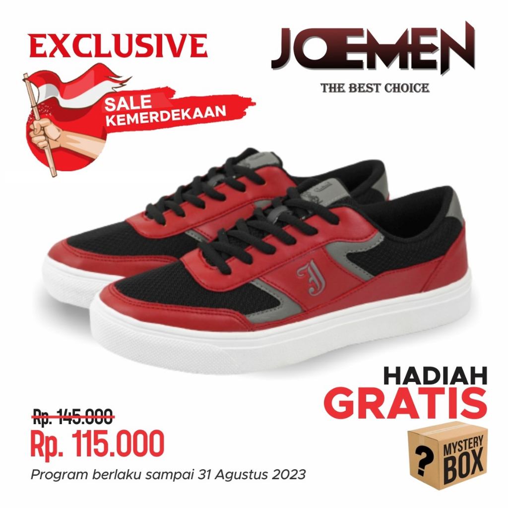 PROMO MERDEKA Sepatu J 71 FREE KAOS KAKI JOEMEN Sepatu Casual Pria Wanita Sepatu Sneakers Terbaru