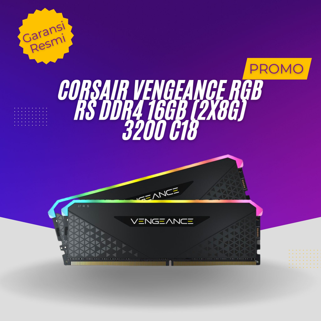 CORSAIR VENGEANCE RGB RS DDR4 16GB (2X8G) 3200 C18
