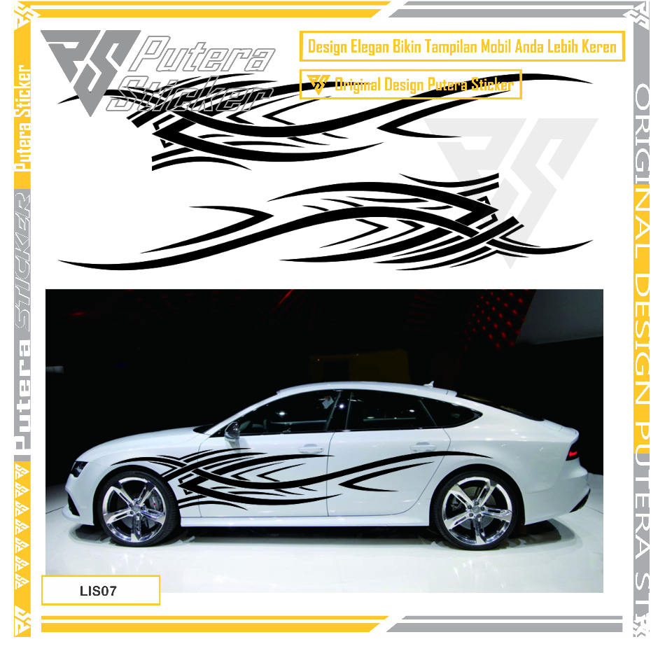 2 Buah Stiker Hiasan Mobil Api Kreatif stiker mobil terbaru