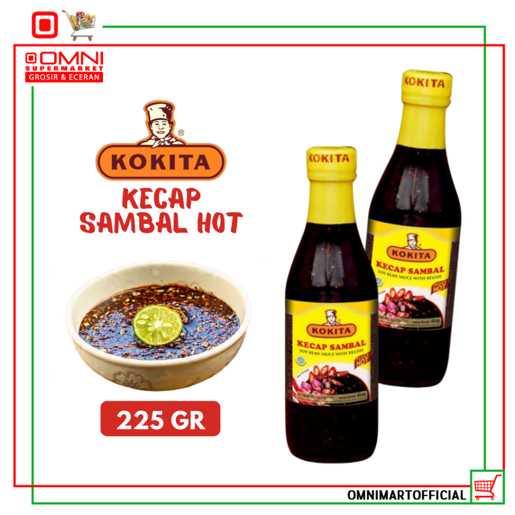 

Kokita Kecap Sambal Hot 225g