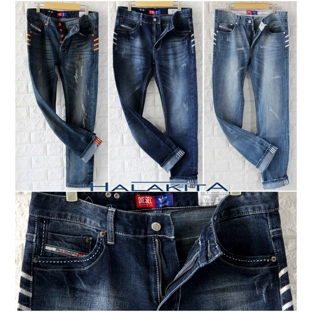 PROMO Jeans Pria - Jeans Branded  - Slim Fit Stretch - Celana Panjang - Celana Jeans Branded