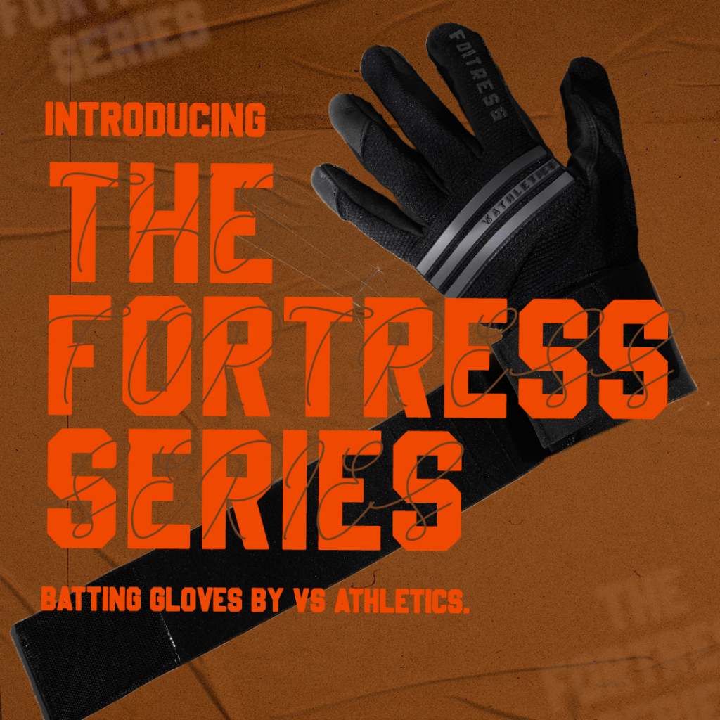 FORTRESS Batting Gloves Baseball Softball Sarung Tangan Bat VS Athletics Baseball Softball