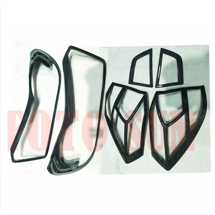 Garnish Depan dan belakang Mobilio List Lampu Carbon Honda Mobilio 2017 sampai 2026