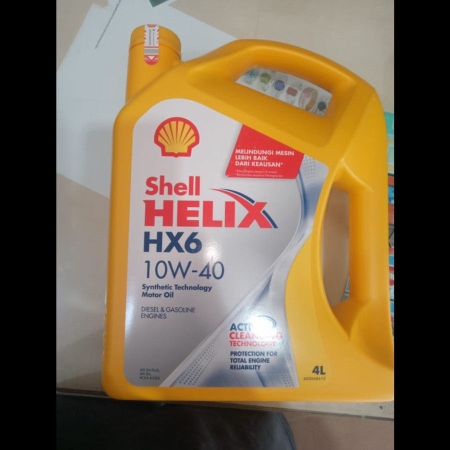 Oli shell helix hx6 4liter 10w-40 diesel bensin