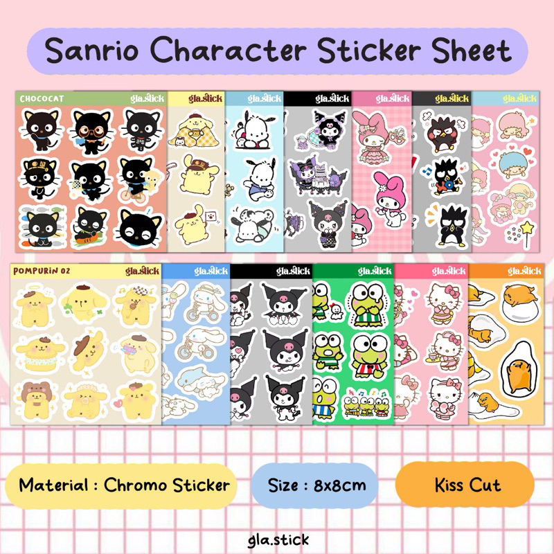 

[B264] Sanrio character sticker sheet by glastick