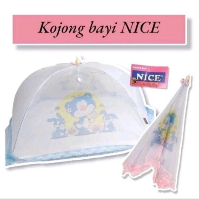 NICE Kojong Bayi - Kelambu Lipat Anak Bayi - Kelambu Tarik Bayi