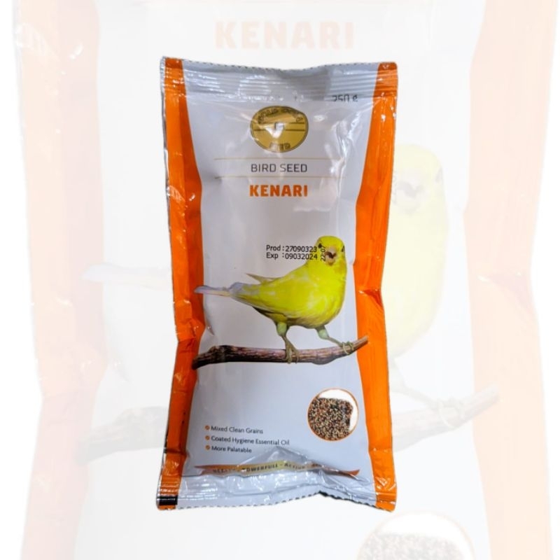 PAKAN KENARI BERKUALITAS GOLD COIN KENARI 250gr PAKAN KENARI GACOR