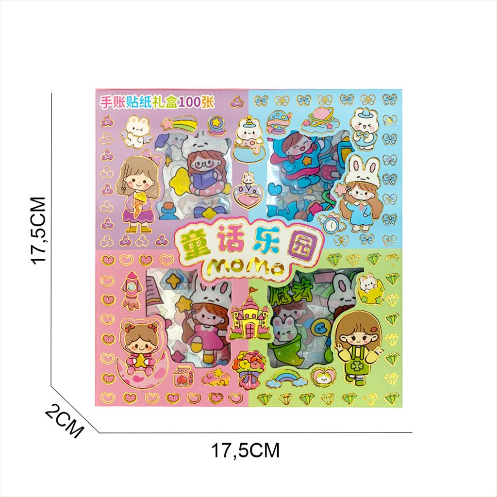 

Stiker 2D Momo 25 PCS Aesthetic Cute waterproof