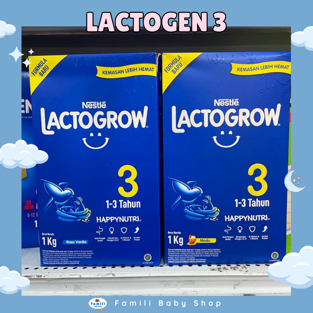 

Lactogrow 3 1kg Vanila / Madu