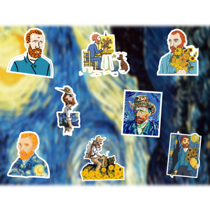 

Sticker Van Gogh Aesthetic Waterproof | Stiker Laptop | Stiker HANDPHONE | Stiker Helm | Stiker Tumblr | Stiker Koper | Stiker Vinyl Doff Anti Air