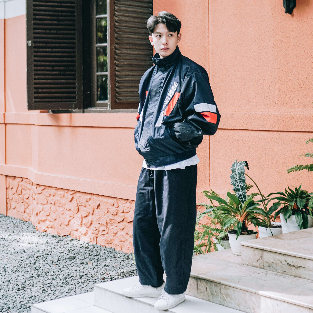 NEW! CLUB of 1986 Inazawa Retro Vintage Windbreaker Oversize Jacket