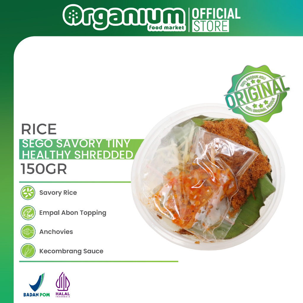 

Organium Sego Gurih Mungil Sehat Abon