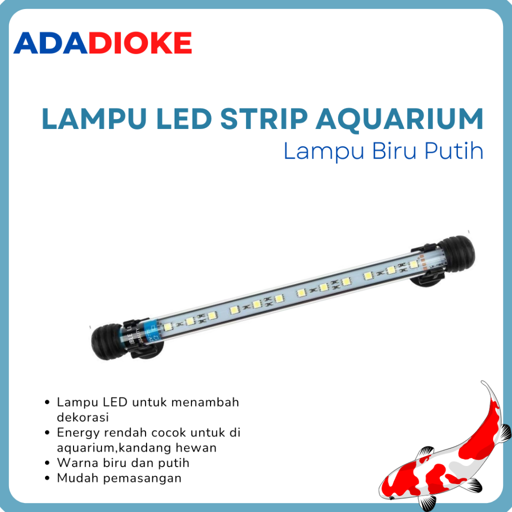 LAMPU LED AQUARIUM LAMPU LED STRIP BIRU PUTIH