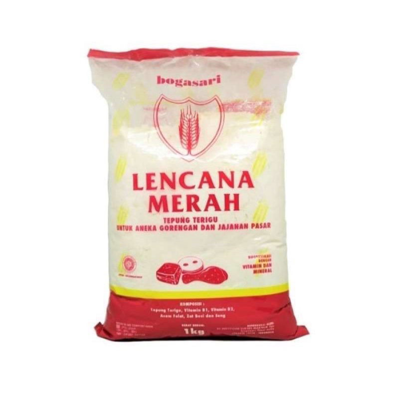 

Tepung Terigu Lencana Merah 1 kg