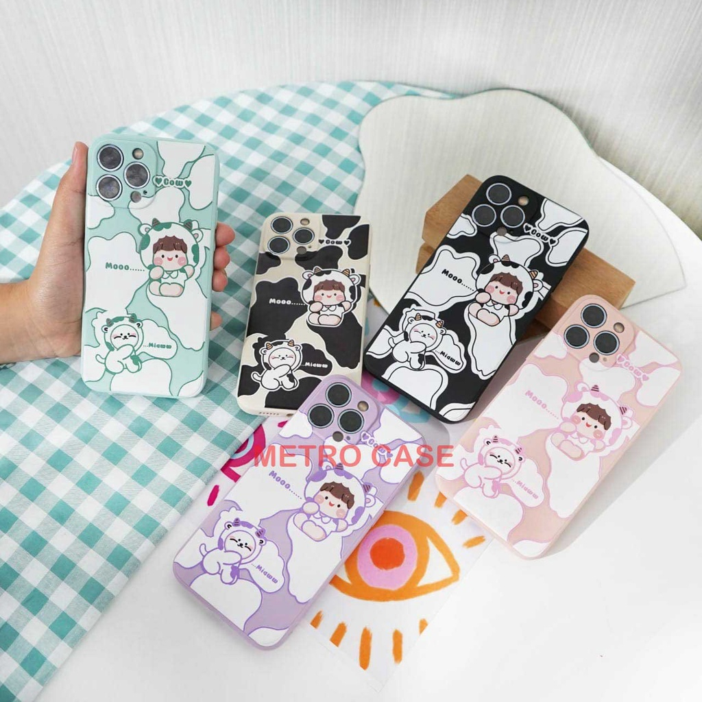 [M10] CASE MACARON MOTIF VIVO V27 V27E V25E 5G V23E 5G V15 PRO V11 V21E V21 4G 5G Y36 Y16 Y35 Y22 Y7
